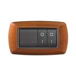 PLACCA LIFE LIVING PLAST LEGNO CHIARO 4P