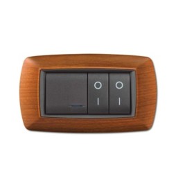 PLACCA LIFE LIVING PLAST LEGNO CHIARO 4P