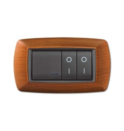 PLACCA LIFE LIVING PLAST LEGNO CHIARO 4P