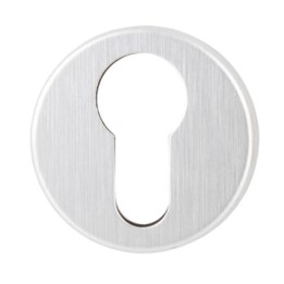 BOCCHETTA TONDA OTTONE FORO YALE CROMO