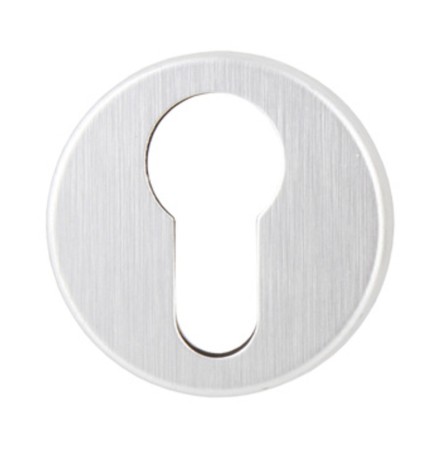 BOCCHETTA TONDA OTTONE FORO YALE CROMO