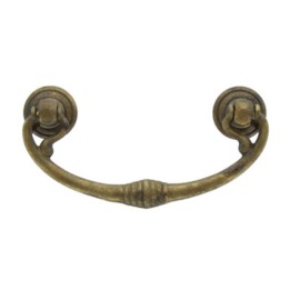 BL MANIGLIA 03027 82X40 MM OTTONE ANTICATO