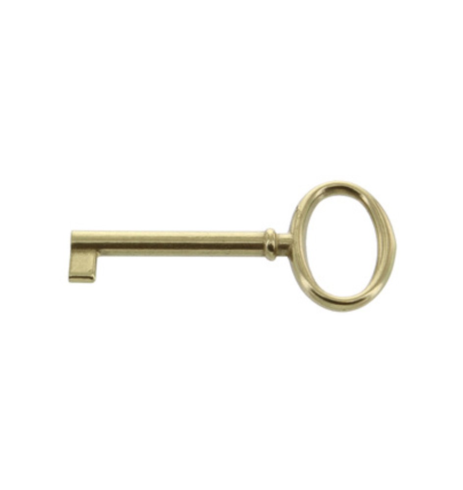BL CHIAVE P/MOBILI 33706 OTTONE LUCIDO 2 PZ