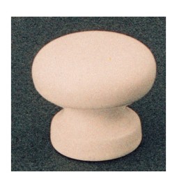 BL POMOLO IN LEGNO D 30 MM LACCATO BIANCO 2 PZ