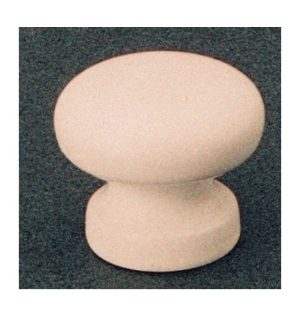 BL POMOLO IN LEGNO D 30 MM LACCATO BIANCO 2 PZ