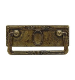 BL MANIGLIA 06060 97X45 MM P.P.OTTONE ANTICATO