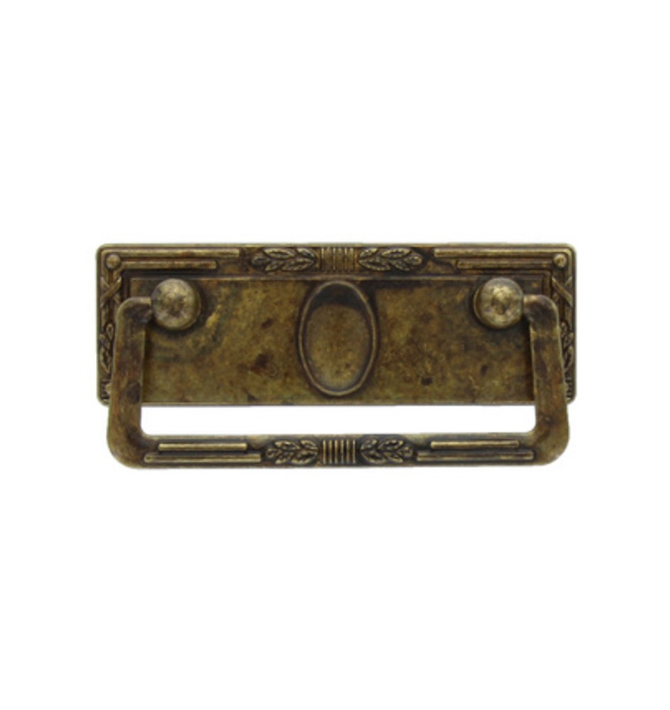 BL MANIGLIA 06060 97X45 MM P.P.OTTONE ANTICATO
