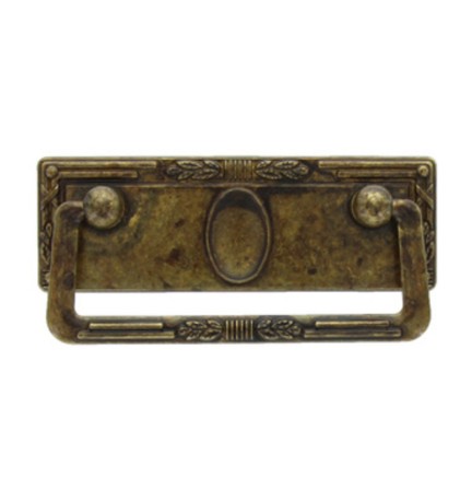 BL MANIGLIA 06060 97X45 MM P.P.OTTONE ANTICATO