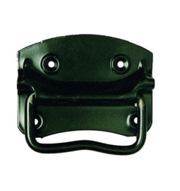 MANIGLIA AMERICANA BAULI 110X85 MM FERRO NERO*
