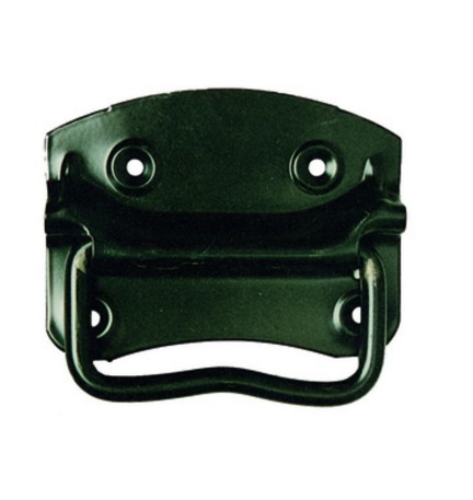 MANIGLIA AMERICANA BAULI 110X85 MM FERRO NERO*