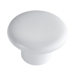 BL POMOLO IN RESINA 24 PP D 32 MM BIANCO 2 PZ