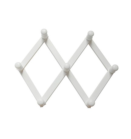 BL APPENDIABITI ESTENSIBILE A 7 GANCI BIANCO*
