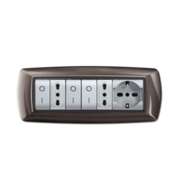 PLACCA LIFE LIVING PLAST ALLUMINIO NOTTE 7P