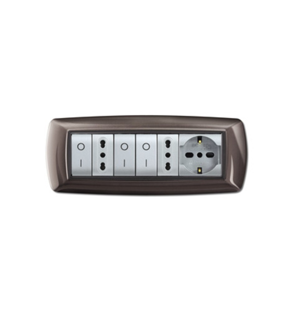PLACCA LIFE LIVING PLAST ALLUMINIO NOTTE 7P