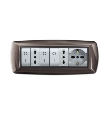PLACCA LIFE LIVING PLAST ALLUMINIO NOTTE 7P