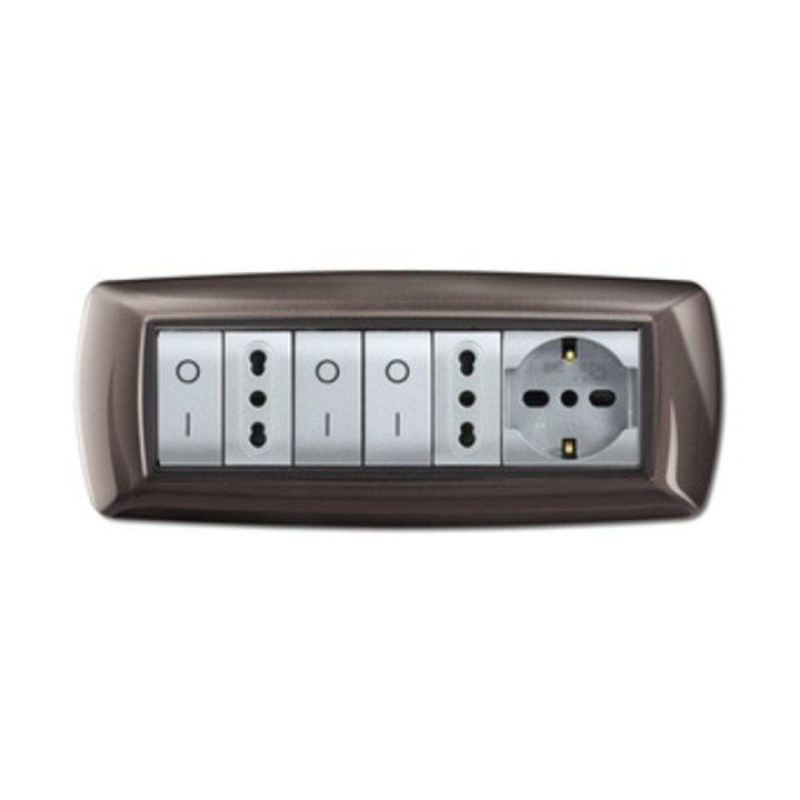 PLACCA LIFE LIVING PLAST ALLUMINIO NOTTE 7P