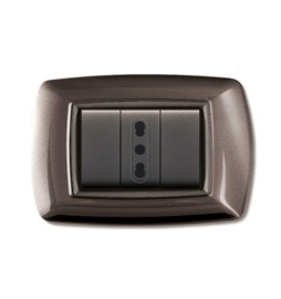 PLACCA LIFE LIVING PLAST ALLUMINIO NOTTE 3P