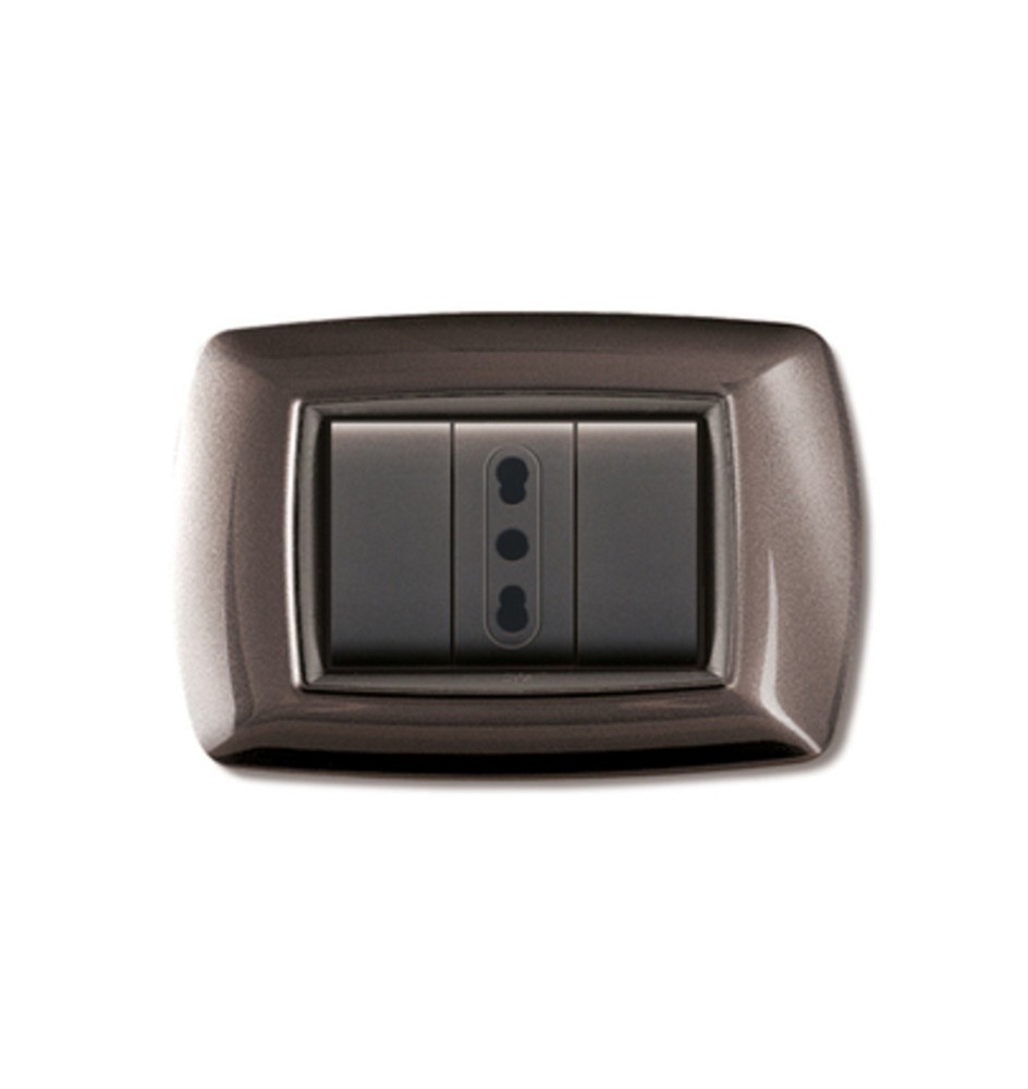 PLACCA LIFE LIVING PLAST ALLUMINIO NOTTE 3P