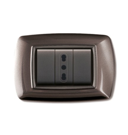PLACCA LIFE LIVING PLAST ALLUMINIO NOTTE 3P