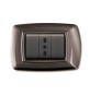 PLACCA LIFE LIVING PLAST ALLUMINIO NOTTE 3P