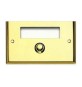 CAMPANELLO OTTONE GOLD NETTUNO C/FINESTRA L V