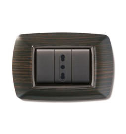 PLACCA LIFE LIVING PLAST WENGE 3P