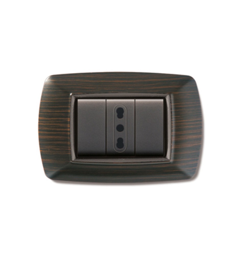 PLACCA LIFE LIVING PLAST WENGE 3P