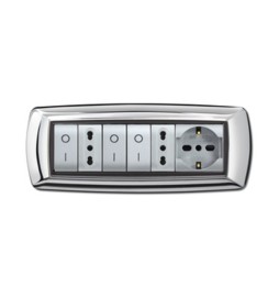 PLACCA LIFE LIVING PLAST CROMO 7P
