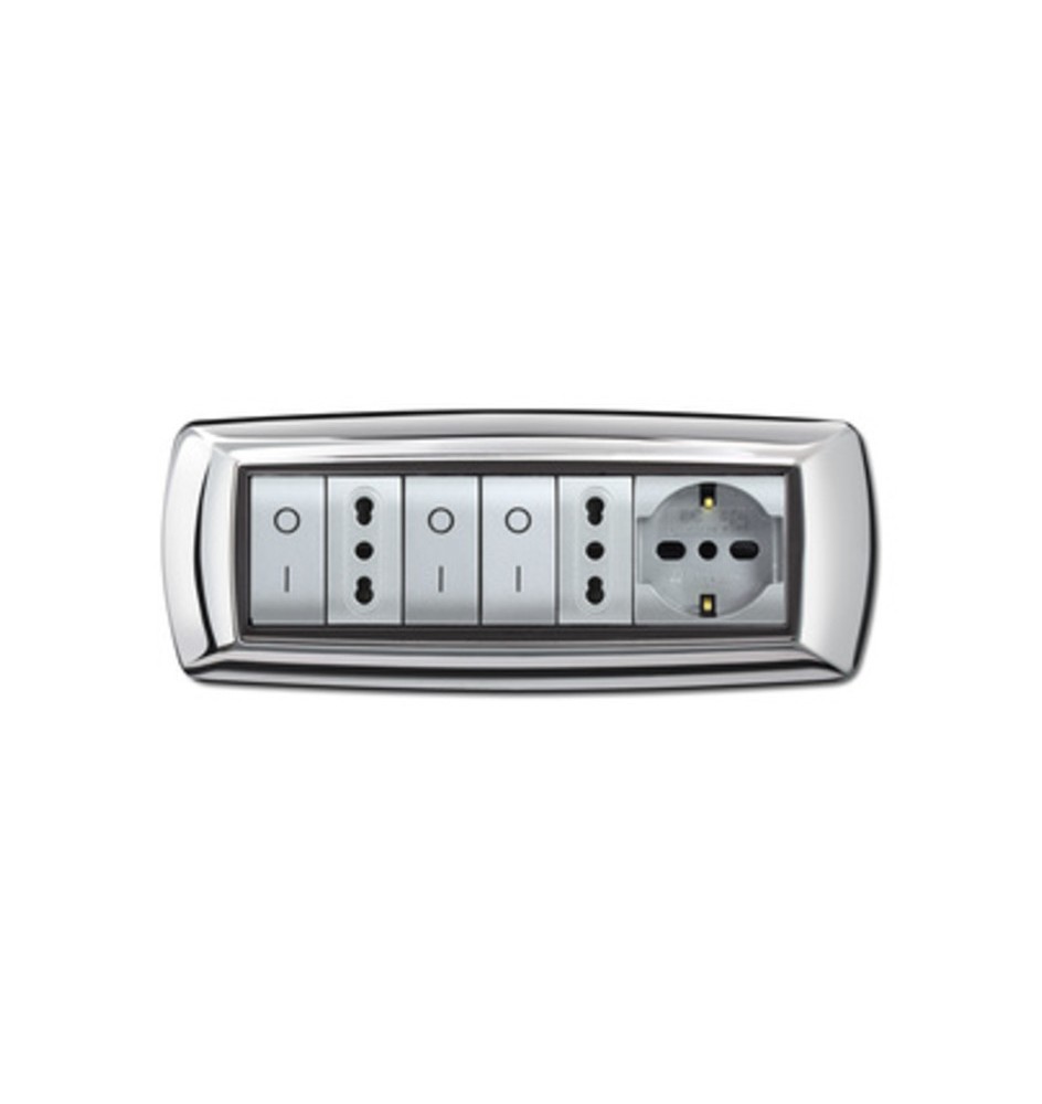 PLACCA LIFE LIVING PLAST CROMO 7P
