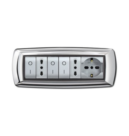 PLACCA LIFE LIVING PLAST CROMO 7P