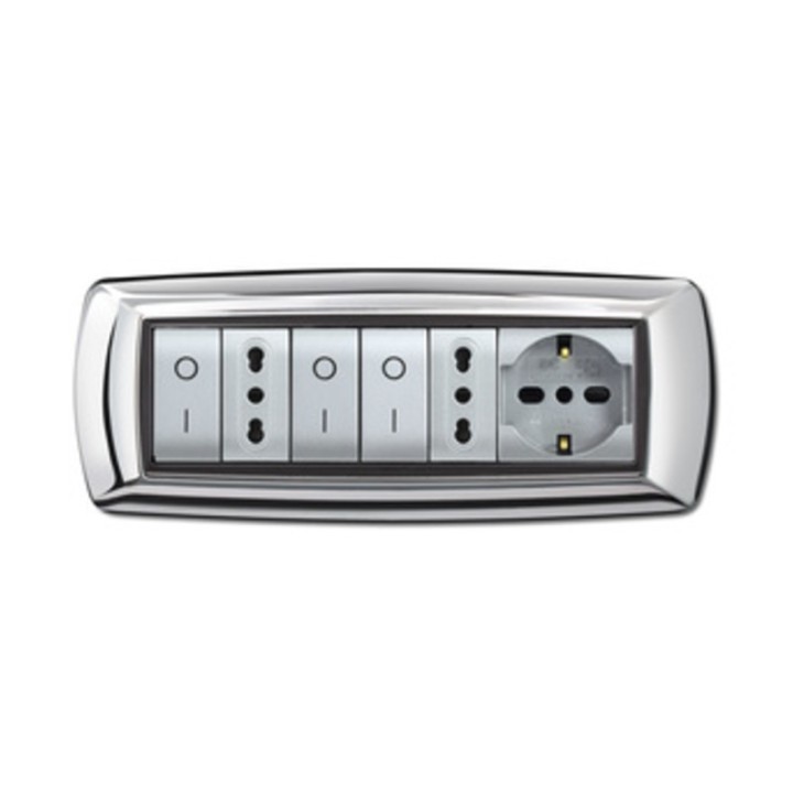 PLACCA LIFE LIVING PLAST CROMO 7P