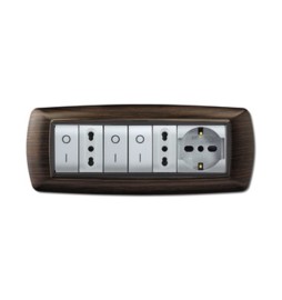PLACCA LIFE LIVING PLAST WENGE 7P