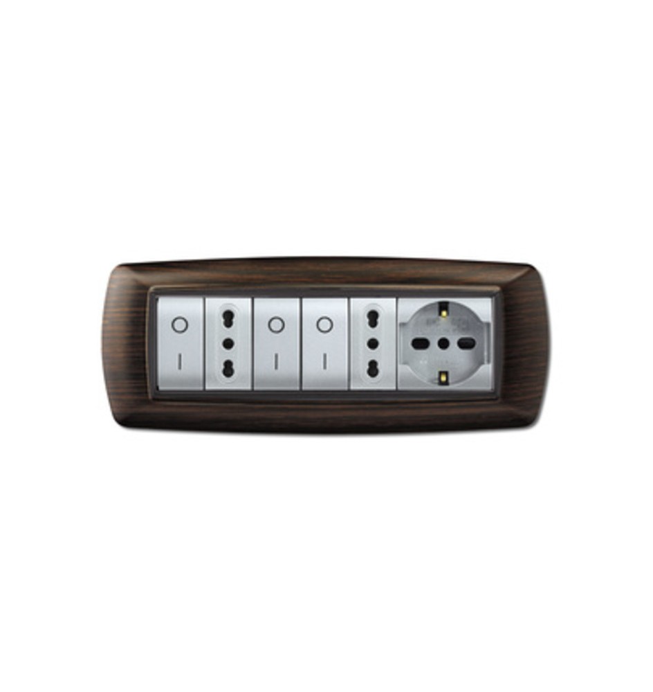 PLACCA LIFE LIVING PLAST WENGE 7P