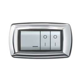 PLACCA LIFE LIVING PLAST CROMO 4P
