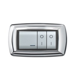 PLACCA LIFE LIVING PLAST CROMO 4P