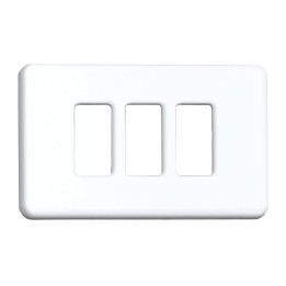 BL COPRINTERRUTTORE PLASTICA 3P BIANCO 2 PZ*