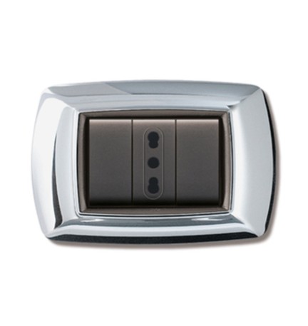 PLACCA LIFE LIVING PLAST CROMO 3P