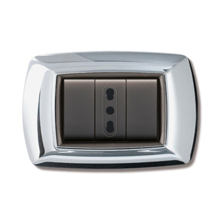 PLACCA LIFE LIVING PLAST CROMO 3P