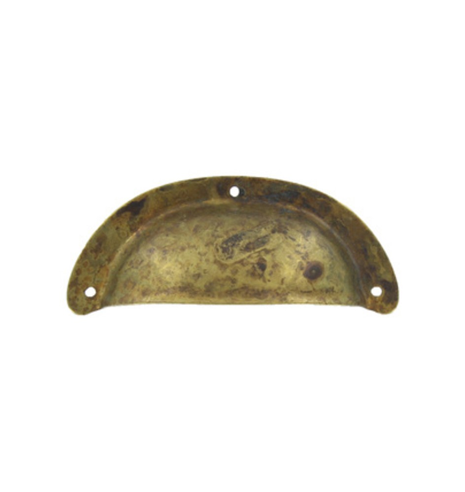 MANIGLIA OTTONE 15122 77X31 MM ANTICATO**