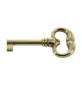 BL CHIAVE P/MOBILI 33730 OTTONE LUCIDO 2 PZ