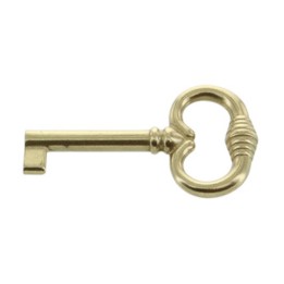 BL CHIAVE P/MOBILI 33708 OTTONE LUCIDO 2 PZ