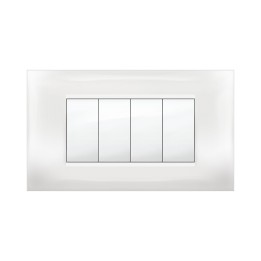 PLACCA MIVIDA PLANA BIANCO 4P