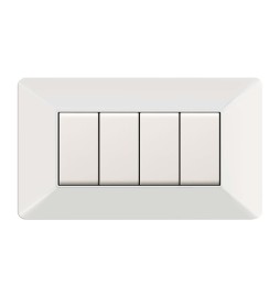 PLACCA EASY MATIX BIANCO 4P