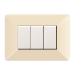 PLACCA EASY MATIX AVORIO 3P
