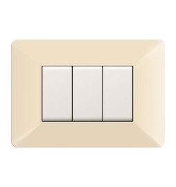 PLACCA EASY MATIX AVORIO 3P