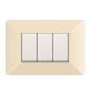 PLACCA EASY MATIX AVORIO 3P
