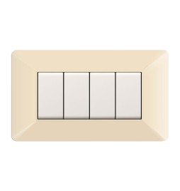 PLACCA EASY MATIX AVORIO 4P