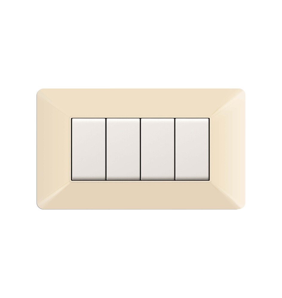 PLACCA EASY MATIX AVORIO 4P