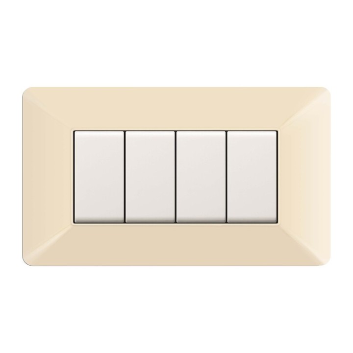 PLACCA EASY MATIX AVORIO 4P