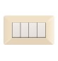 PLACCA EASY MATIX AVORIO 4P